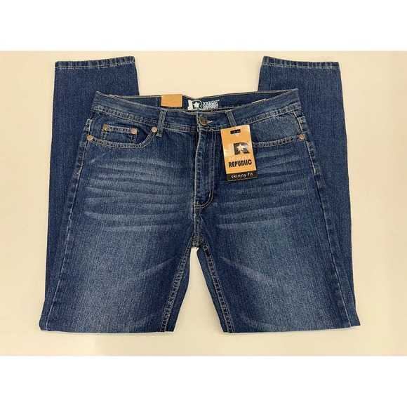 Jeans Republic Other - Jeans Republic Mens Jeans Size 34x32 NWTs Skinny Fit Denim